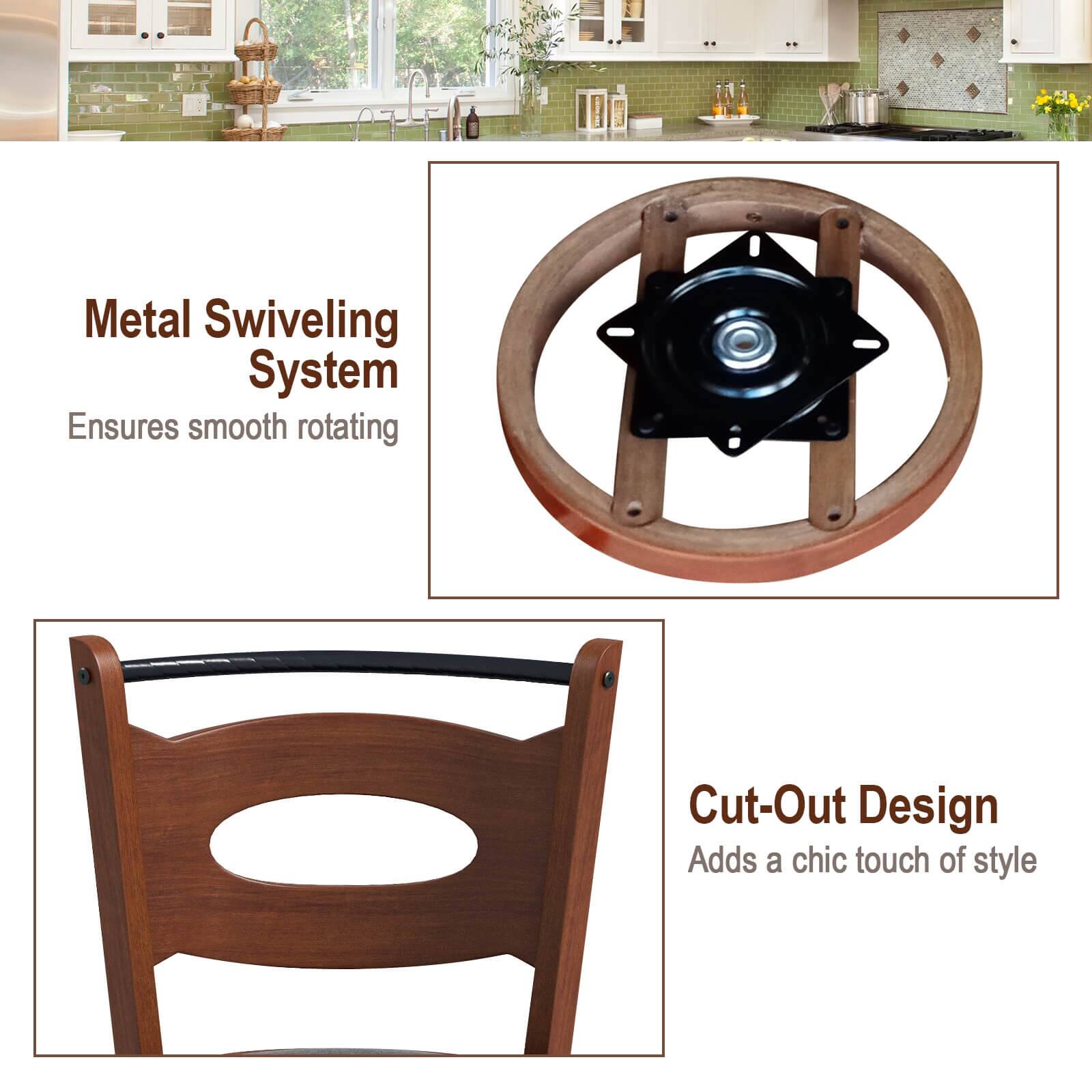 Metal Swiveling System, Cut-Out Design