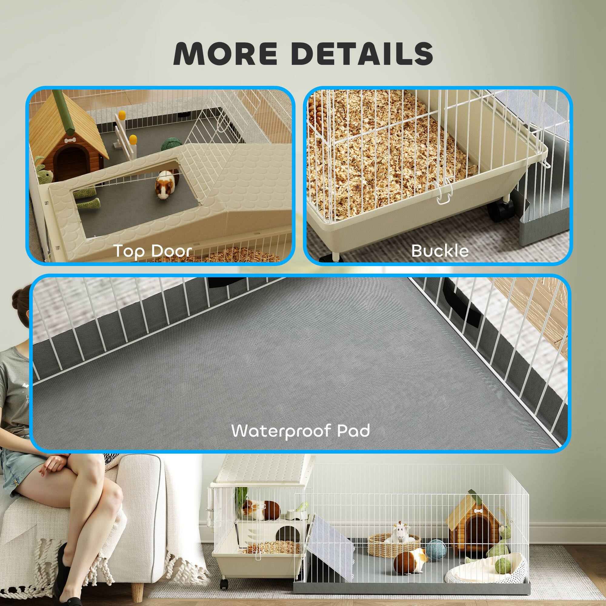 MORE DETAILS

Top Door

Buckle

Waterproof Pad