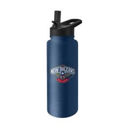 Logo Brands - New Orleans Pelicans 34oz. Quencher Bottle - Multicolor
