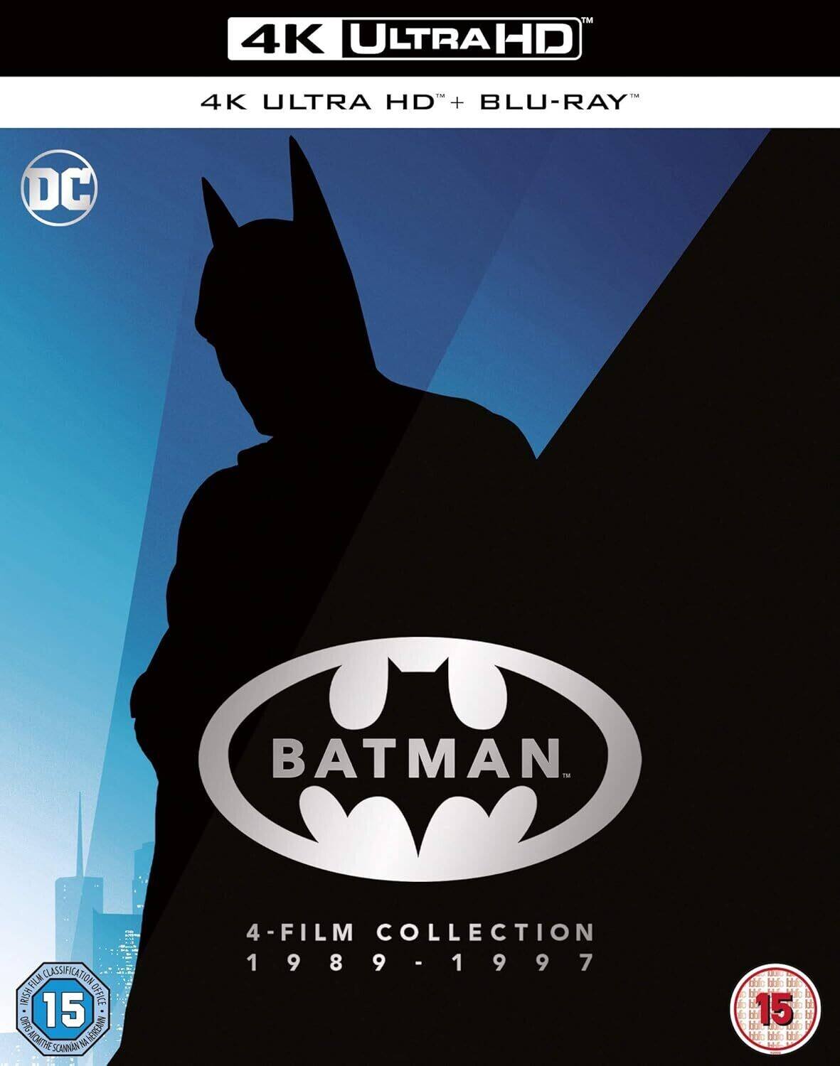 Batman: 4 Film Collection 1989-1997   - 4K Blu-Ray [4K Ultra HD Blu-ray]