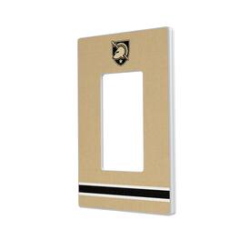 Keyscaper - Army Black Knights Stripe Design Single Rocker Light Switch Plate - Multicolor