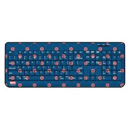 Keyscaper - Marvel Pattern Wireless USB Keyboard - Captain America