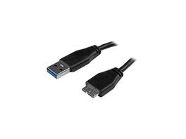 StarTech.com - 15cm (6in) Short Slim SuperSpeed USB 3.0 A to Micro B Cable - M/M