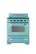 Front. Unique Appliances - Classic Retro 3.9 Cu. Ft. Freestanding Electic Convection Range with Glass Top and Storage Drawer - Ocean Mist Turquoise.