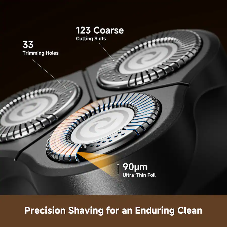 Narrow Trim Razor Dreame S7 Electric Shaver for Men, High Torque Motor, AI Smart Shaving ...