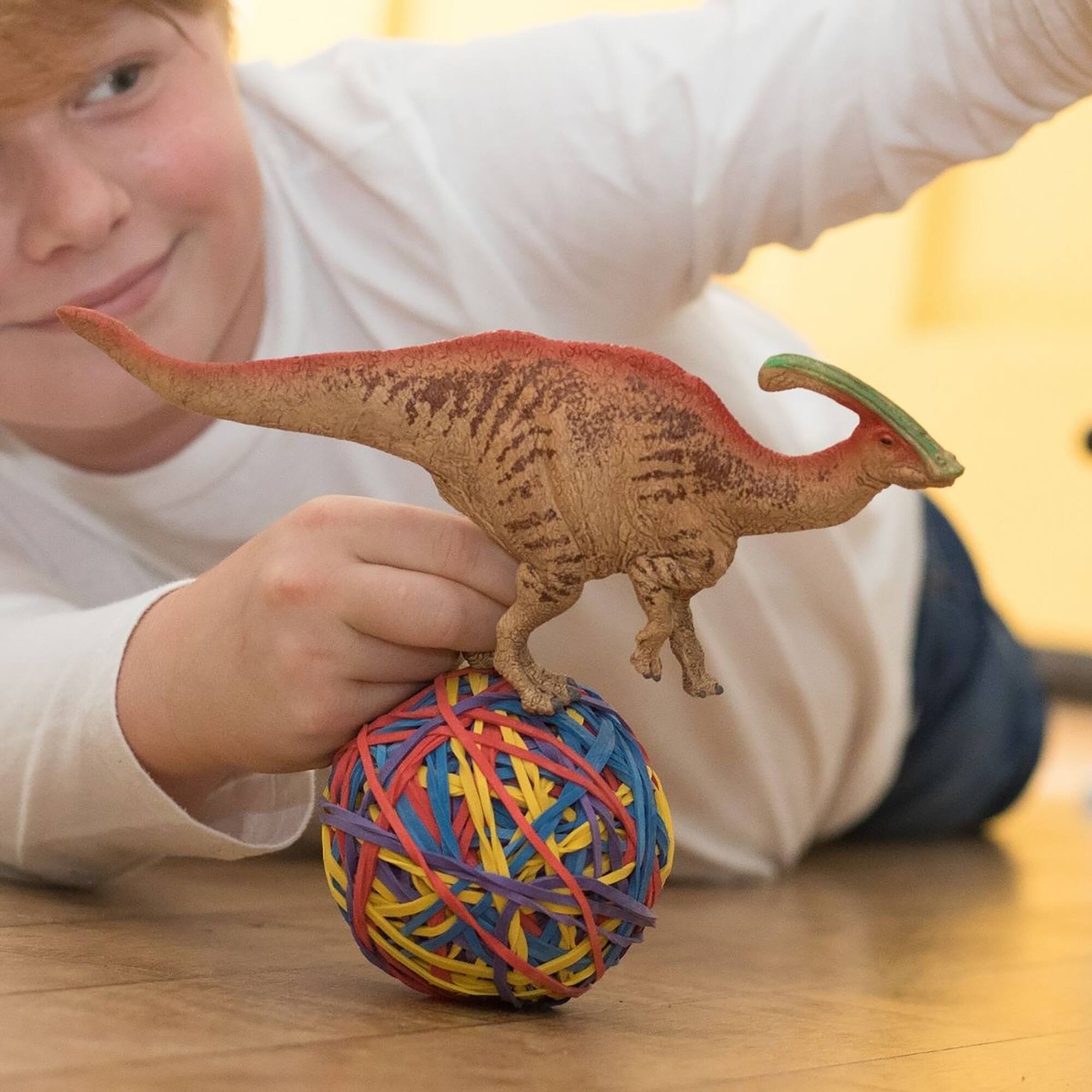 Back. Schleich - Dinosaurs: Parasaurolophus.