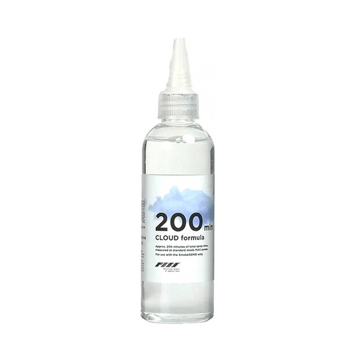 200 min CLOUD formula  
Aeros, 200 minutes - measured at standard - RAI Pa  
With the mokeGC