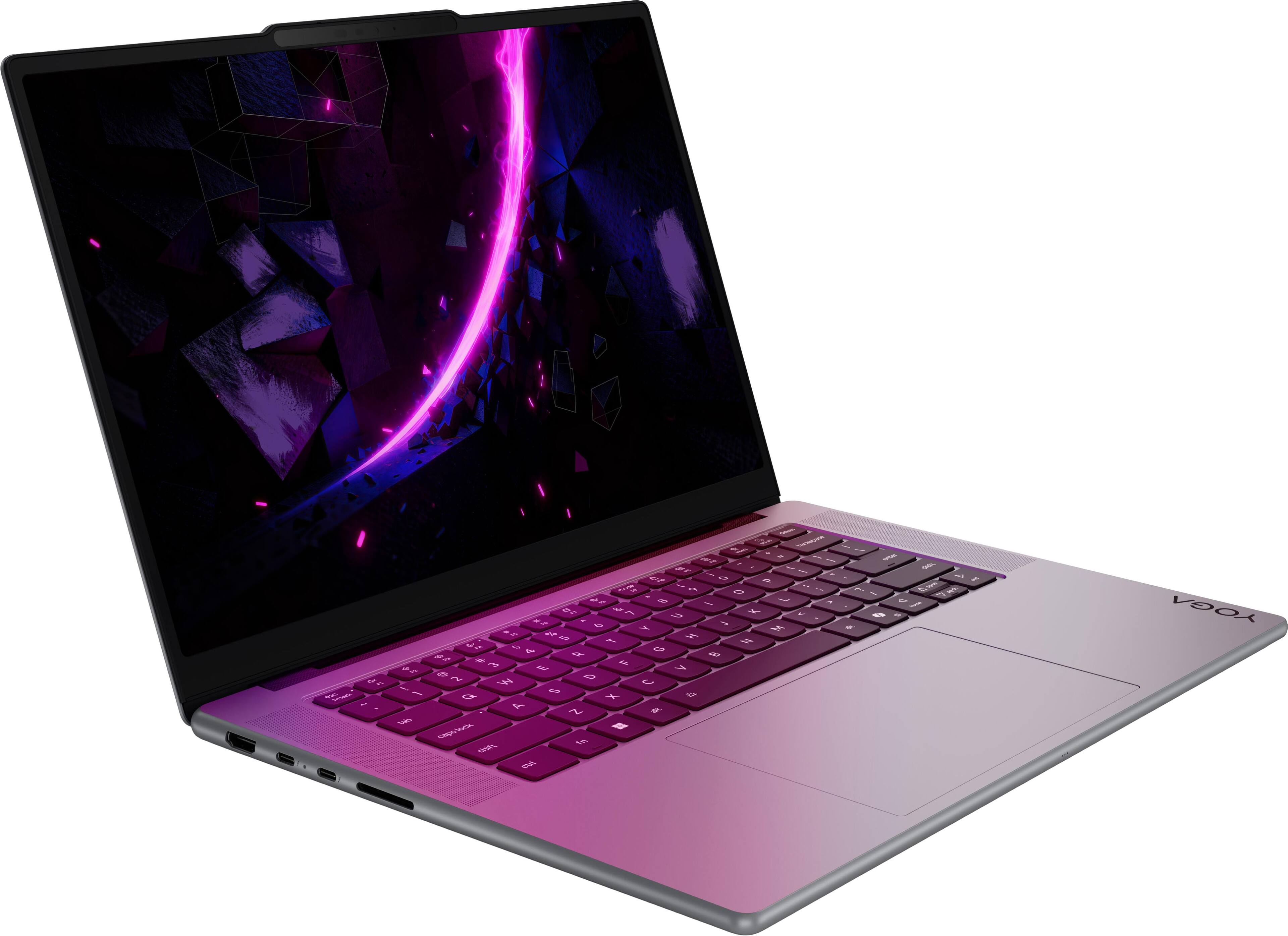 Alt View 10. Lenovo - Yoga Pro 7i Aura Edition 15.3" 3K OLED Laptop- Core Ultra 7 356H 2026- NVIDIA GeForce RTX 5050- 32GB Memory- 1TB Storage - Luna Grey.