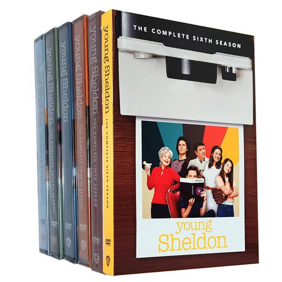 Angle. Young Sheldon Seasons 1-6 Complete Series DVD.