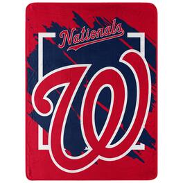 Northwest - Washington Nationals 46" x 60" Dimensional Micro Raschel Plush Throw Blanket - Red