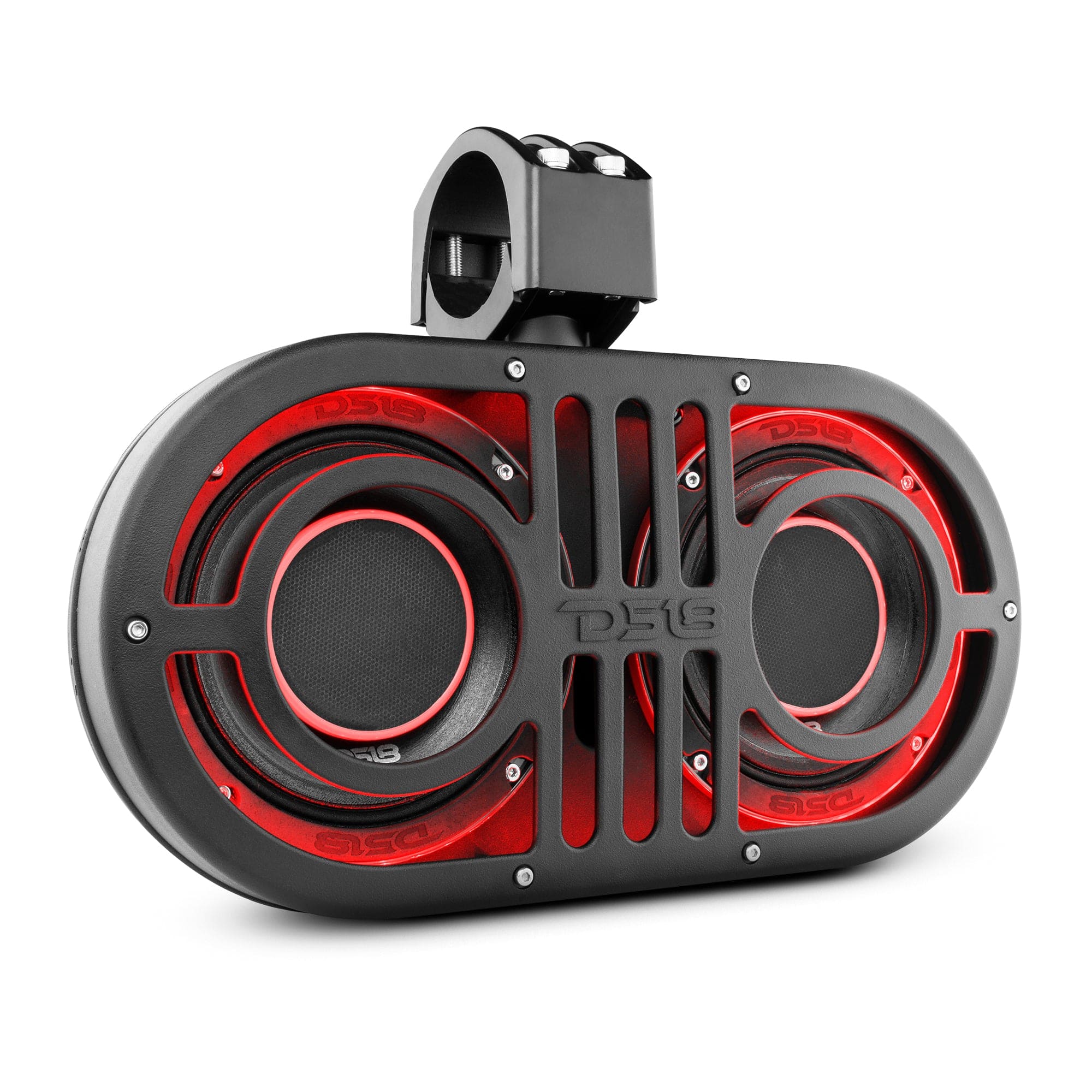DS18 Audio - JVOCE Dual 6.5" 2-way Roll Cage Sound Bar with RGB LED Lights, 450W RMS 4-Ohm