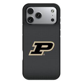 Keyscaper - NCAA - Purdue Boilermakers Linen Logo iPhone Bump Case - 15 - Black