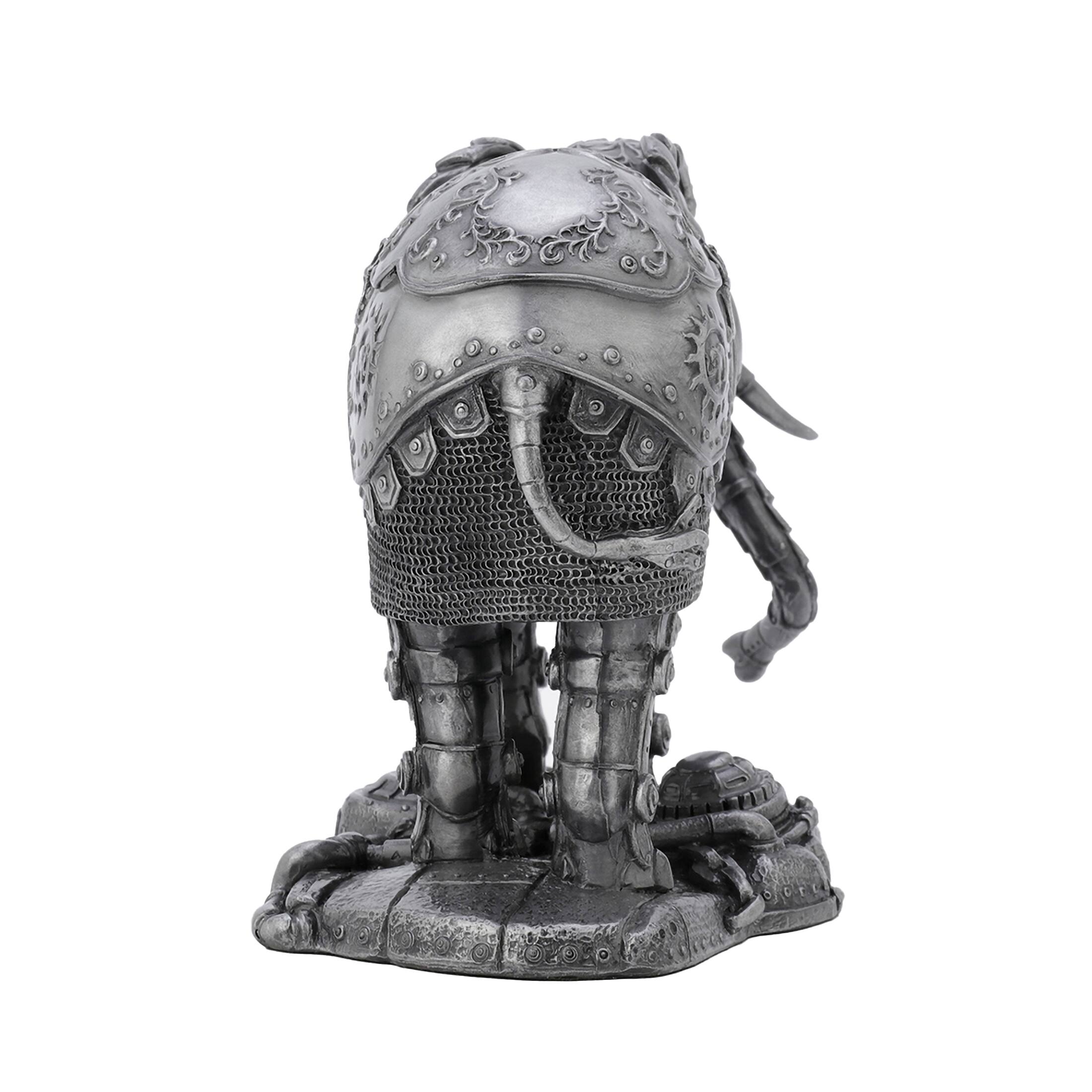 Alt View 3. Veronese Design - Veronese Design Steampunk Mechanical Elephant Cold Cast Pewter Effect Resin Statue - Bronze.