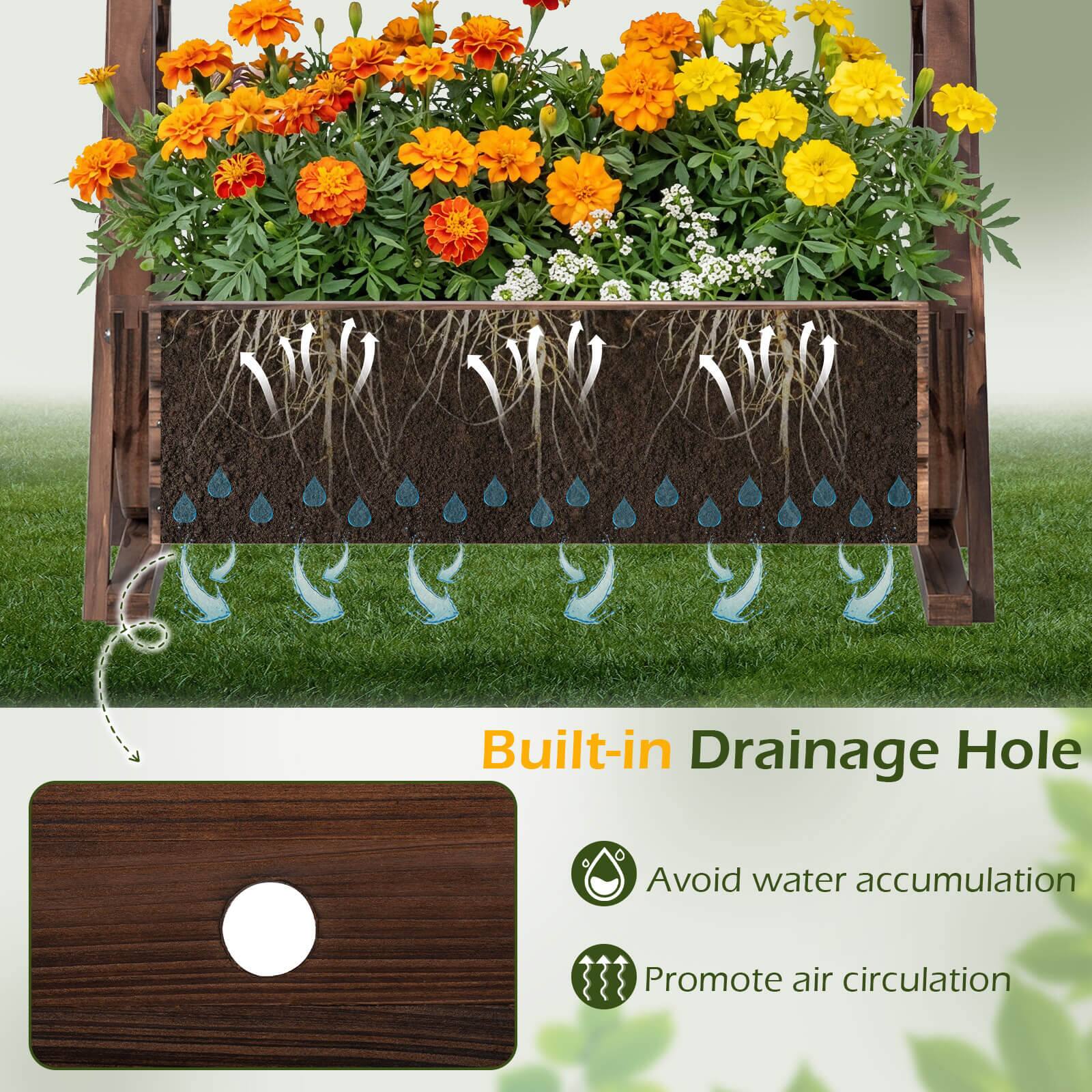 Built-in Drainage Hole  
Avoid water accumulation  
Promote air circulation