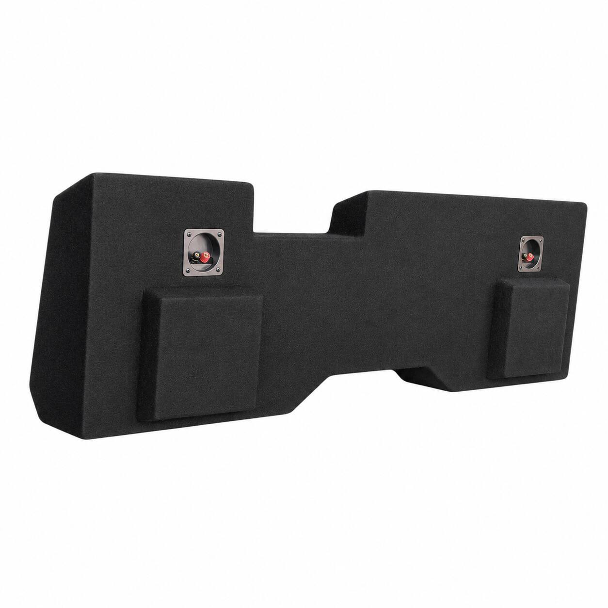 Alt View 5. SoundBox - SoundBox LCE-GC029P/12D, Chevy Silverado / GMC Sierra Crew Cab Dual 12 Vented Subwoofer Enclosure, 2014-2018.