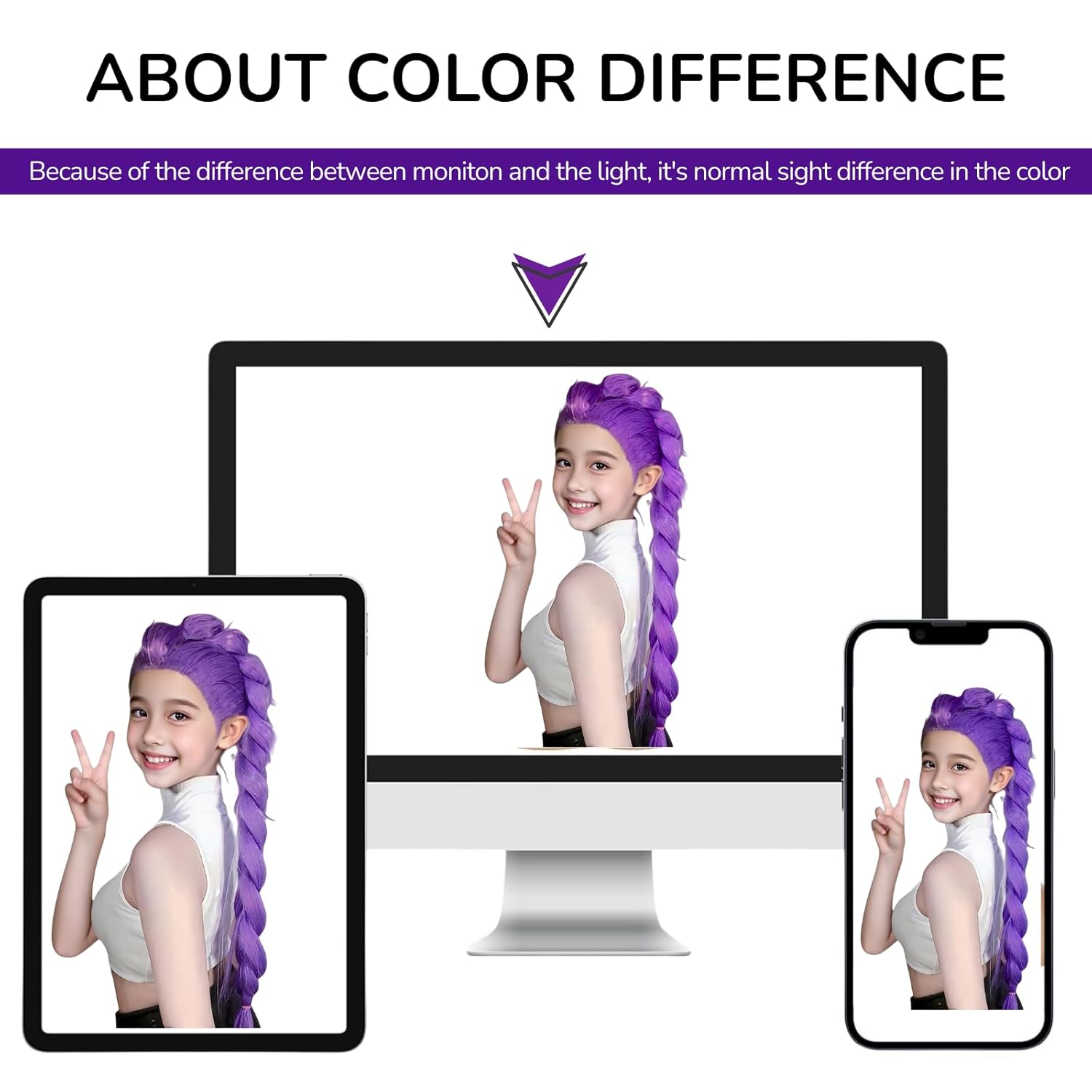 ABOUT COLOR DIFFERENCE

Because of the difference between monitor and the light, it's normal sight difference in the color