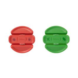 Cuisipro - Vegetable Cleaning Brush 2 Pack, 3.5", 1 Soft 1 Hard - Multicolored