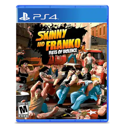 PS4 Skinny and Franko Fists of Violence Mature 17+ M Content Rated by ESRB - M (Mature 17+)