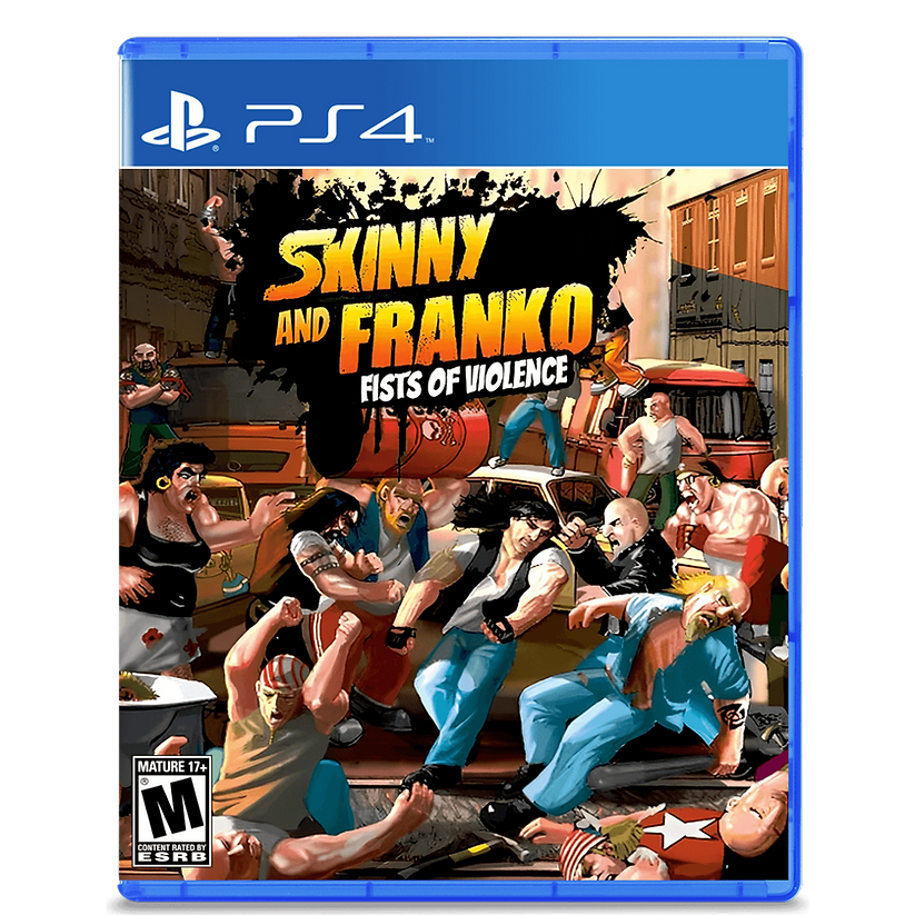 PS4 Skinny and Franko Fists of Violence Mature 17+ M Content Rated by ESRB - M (Mature 17+)
