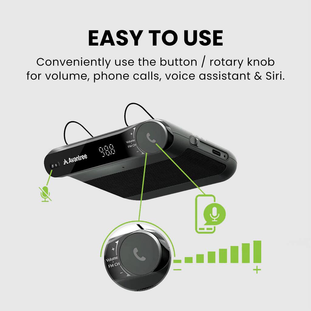 EASY TO USE

Conveniently use the button / rotary knob for volume, phone calls, voice assistant & Siri.