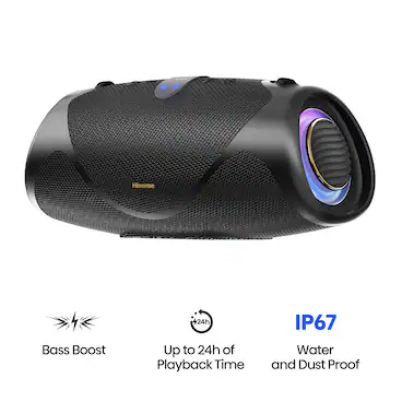 Hisense
24h
IP67
Bass Boost
Up to 24h of Playback Time
Water and Dust Proof