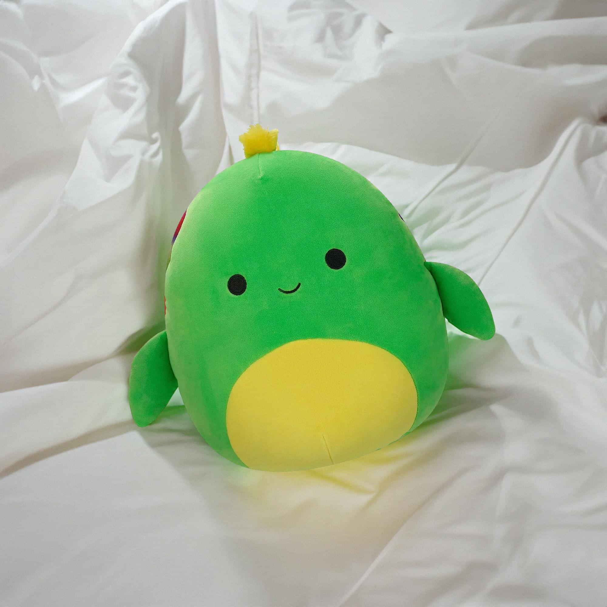 Alt View 4. Kellytoy - Squishmallow 12 Inch Plush | Lars the Neon Green Turtle - Green.