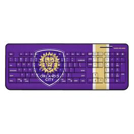 Keyscaper - Orlando City SC Team Stripe Wireless Keyboard - Multicolor