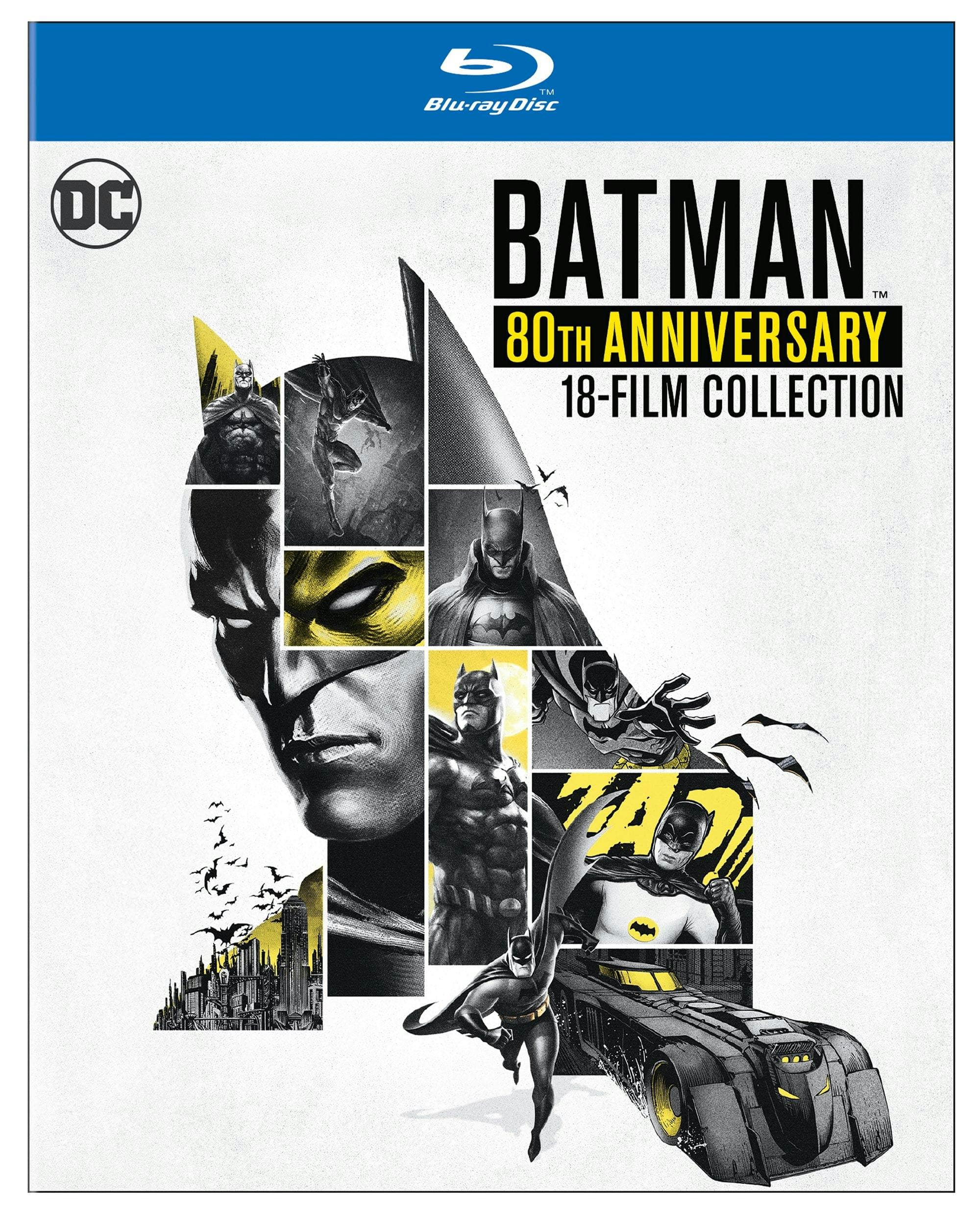 Batman 80th Anniversary Animated 18 film Collection (Box Set