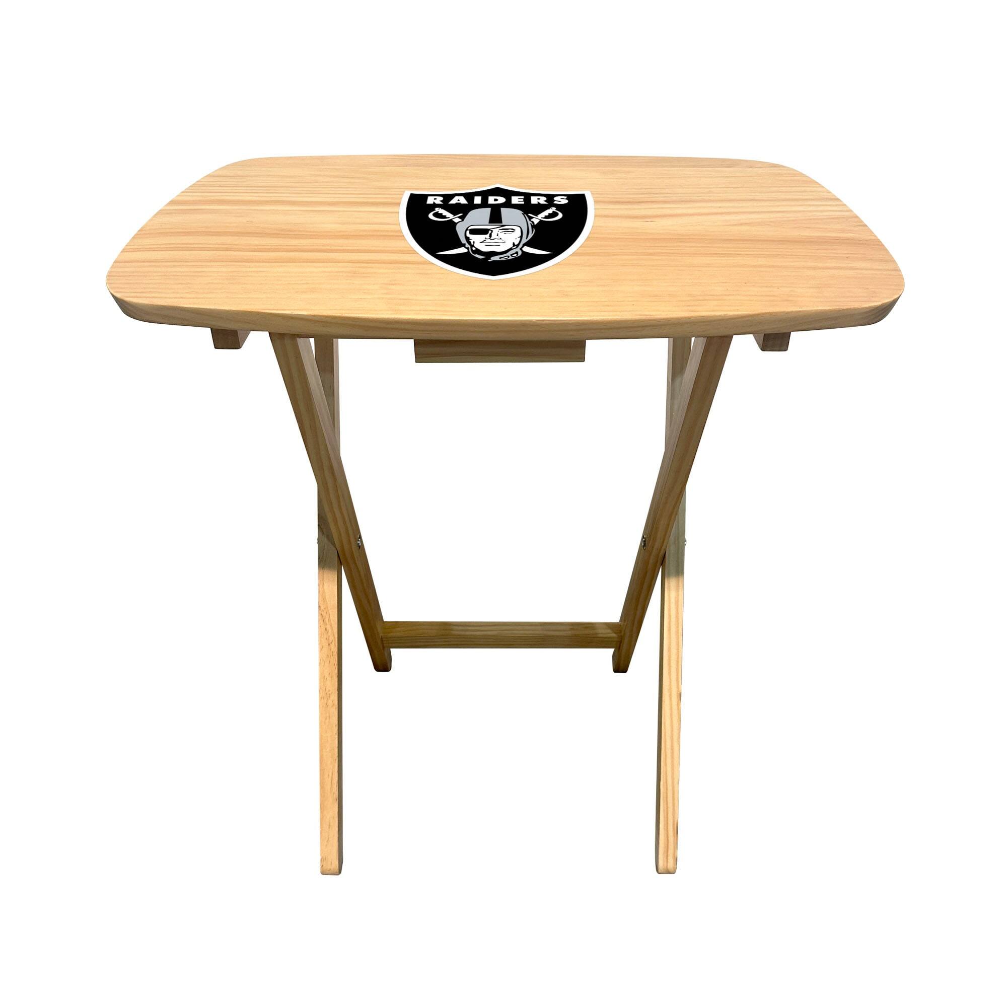 Alt View 1. Imperial - Las Vegas Raiders Large Folding TV Tray Table - Multicolor.