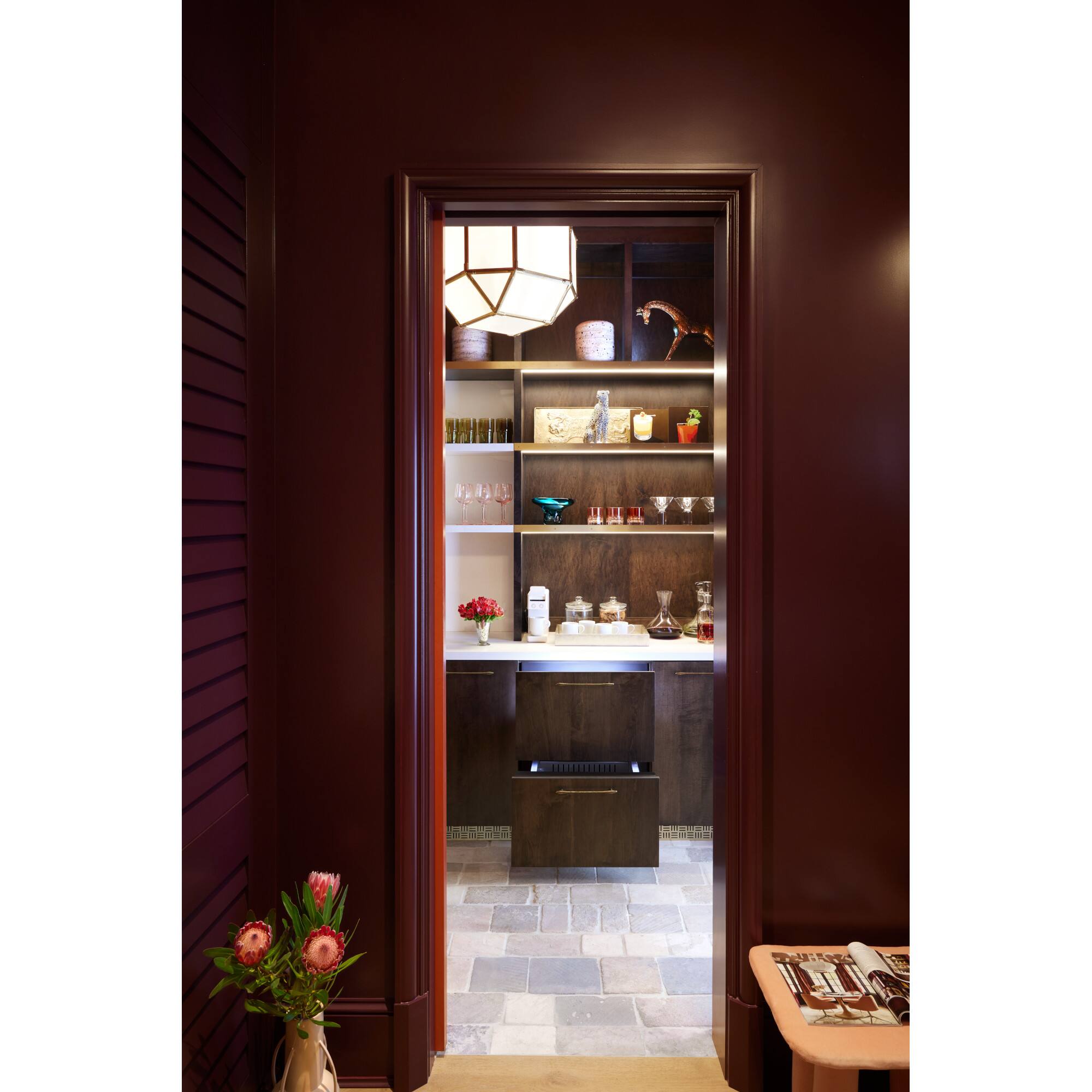 Alt View 6. SKS - 24 in Wide 3.4 Cu. Ft. Built-in Undercounter Convertible Refrigerator/Freezer Drawers - Custom Panel Ready.