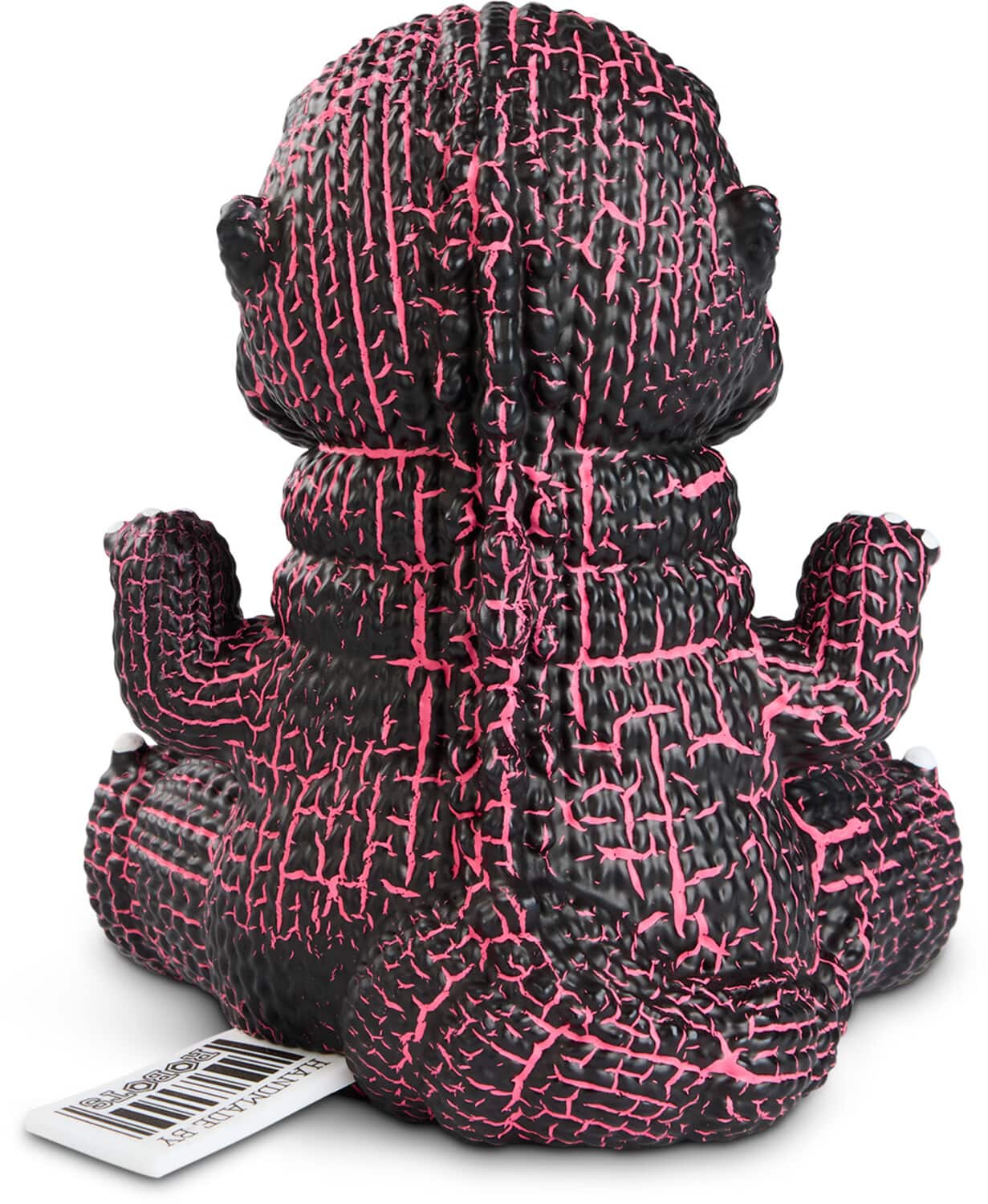 Handmade by Robots Godzilla Pink & Black Crackle Limited Edition