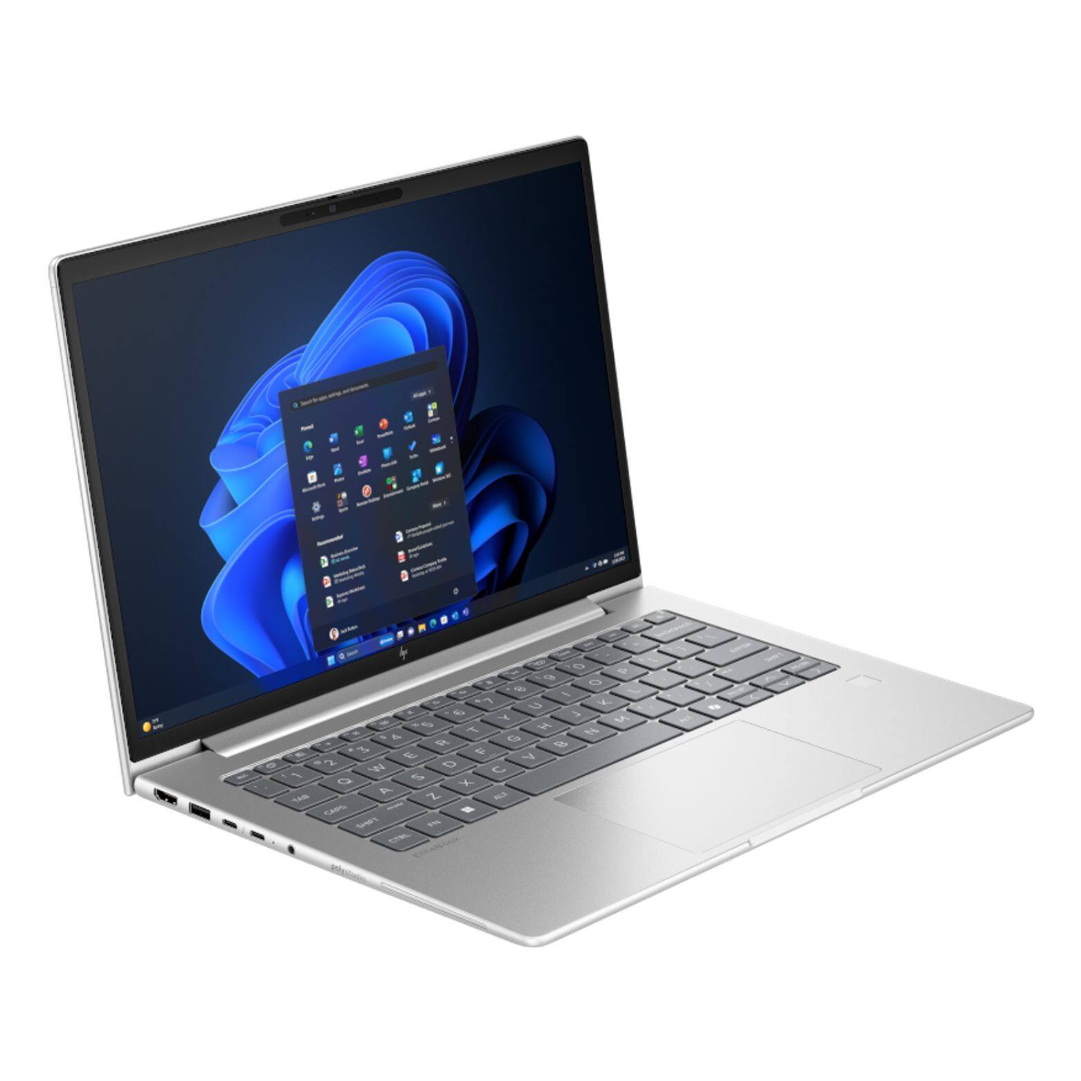 Alt View 2. HP - EliteBook 6 G1i 14.0" WUXGA Touchscreen Intel Core Ultra 7 265U 2.1 GHz up to 5.3 GHz 16GB DDR5 512GB SSD Windows 11 Pro - Silver.