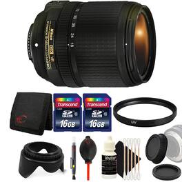 AF-S DX NIKKOR 18-140mm Lens for Nikon D3500 D7500 SLR Cameras with Kit - International Version - Black