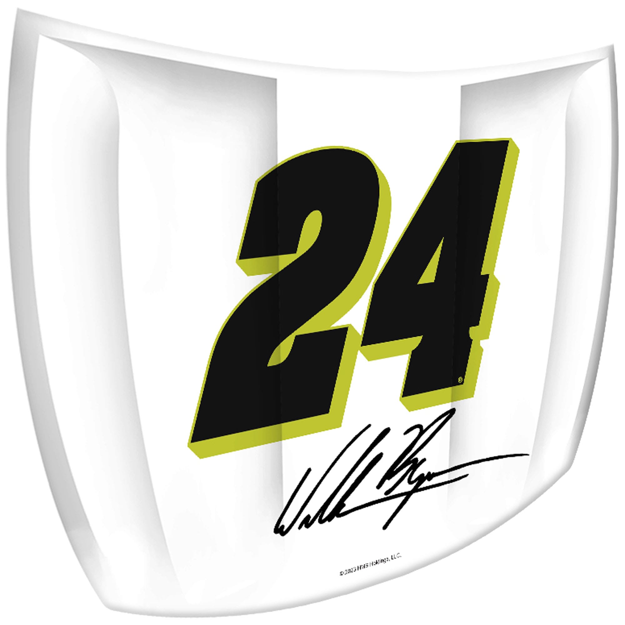 Alt View 1. The Fan-Brand - William Byron Signature Design 58" x 43" Car Hood Wall Sign - Multicolor.