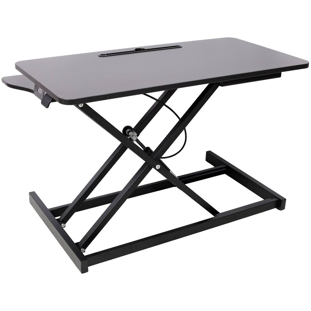 Alt View 4. Loheer - Loheer Adjustable Height Standing Laptop Desk Converter Black - Black.