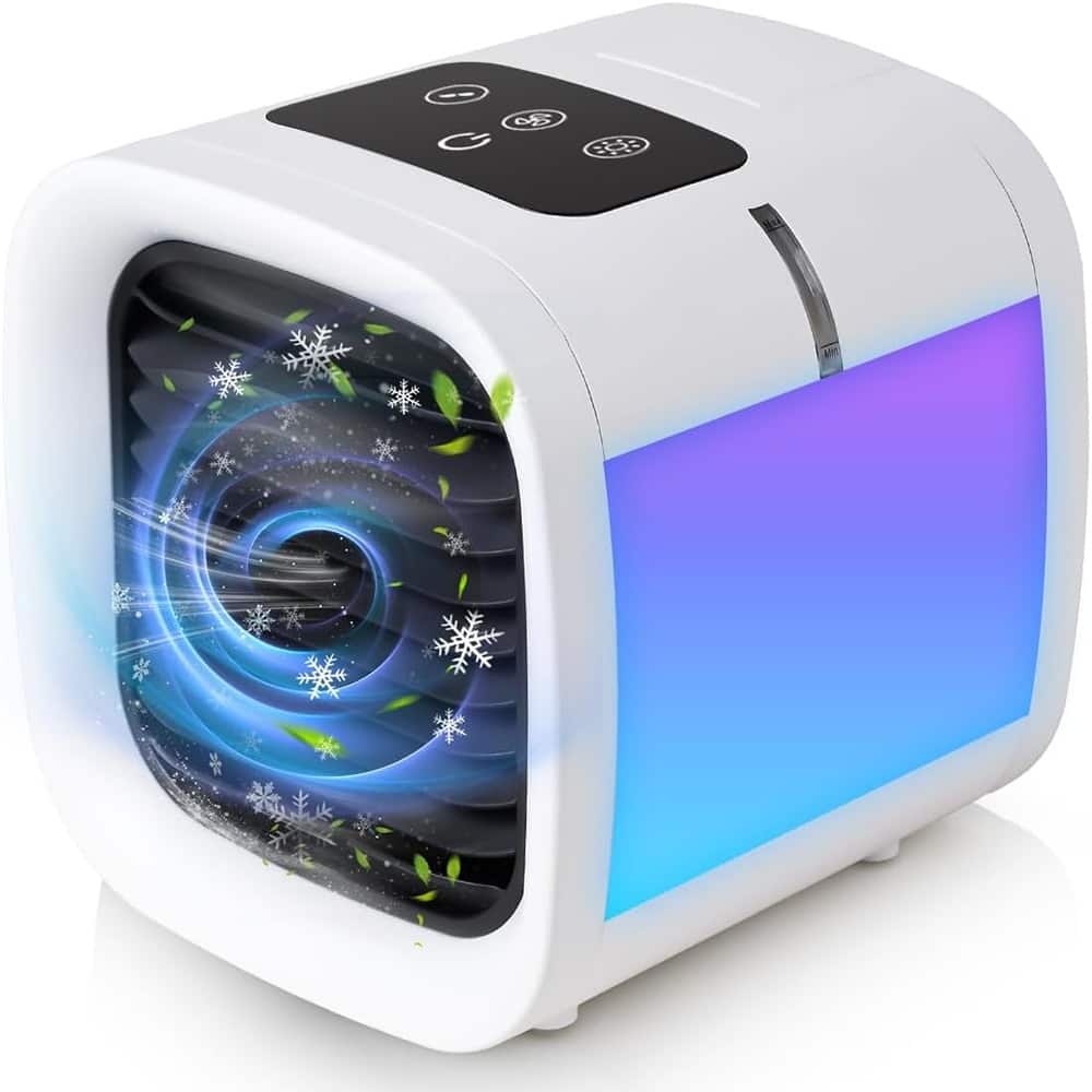 RTMB - With five speeds, two mist settings, a 12.5-liter water tank, and seven-color - White