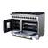 Alt View 2. Forno Appliances - Capriasca 6.58 Cu. Ft. Freestanding Dual Fuel True Convection Range with French Doors - White.