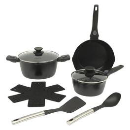 Oster - SmartHandle Advance 13 Piece Nonstick Cookware Combo Set in Matte - Black