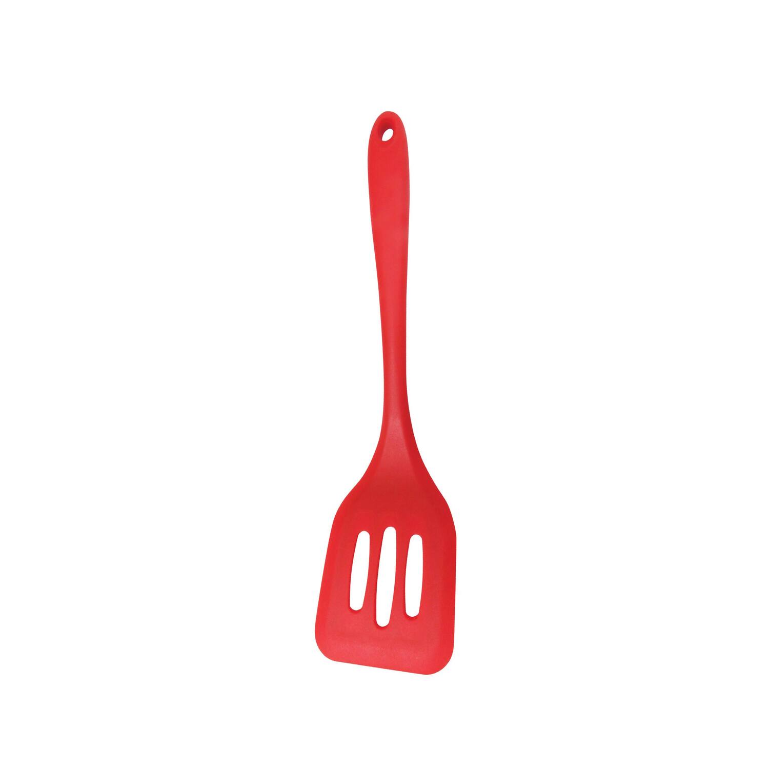 Alt View 4. Better Houseware - 5-Piece Silicone Cooking Utensils Set - Red.