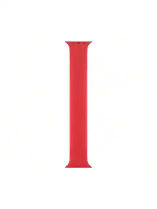 Front. Apple - Watch Solo Loop 44mm - Size 12 - Red.