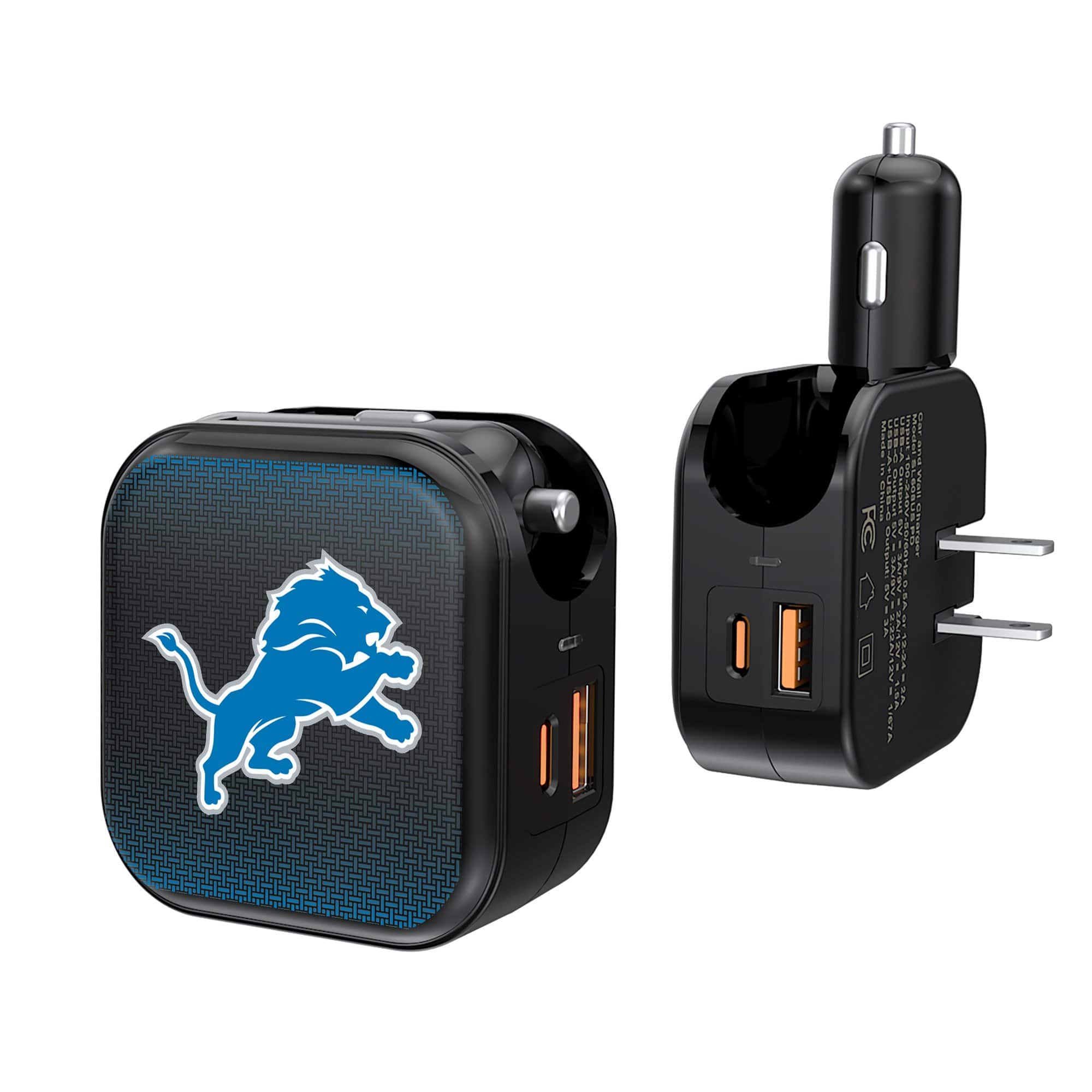 Keyscaper - Detroit Lions 2-in-1 USB A/C Charger - Black price history on PriceWatchPro