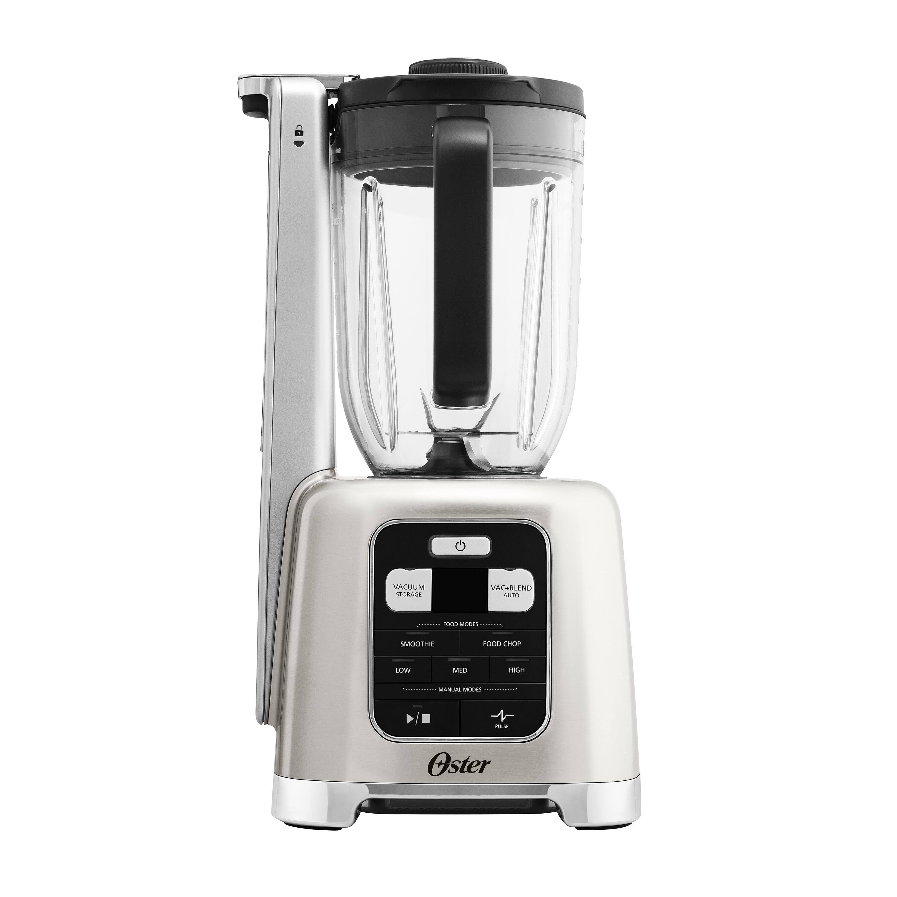 Angle. Oster - Oster Blender with Vacuum Technology - Brushed Nickel.