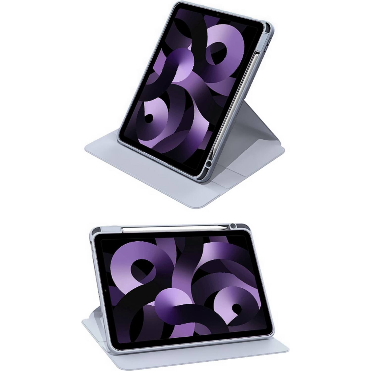 Alt View 14. SaharaCase - Venture Series Rotating Case for Apple iPad Air 11'' M3/M2 and iPad Air 10.9'' (4th and 5th Gen) - Purple.