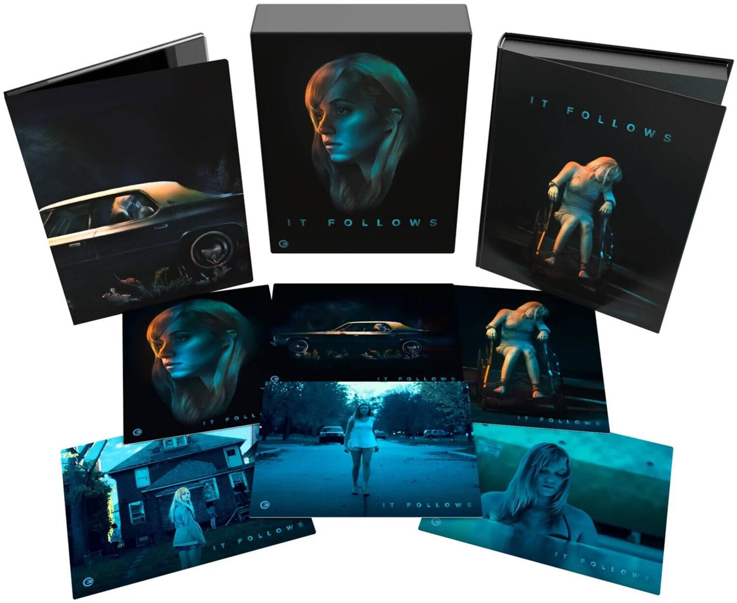 Alt View 1. It Follows - Limited Deluxe Boxset includes All-Region UHD, Region B Blu-Ray, Book & Art Cards   - 4K Blu-Ray.
