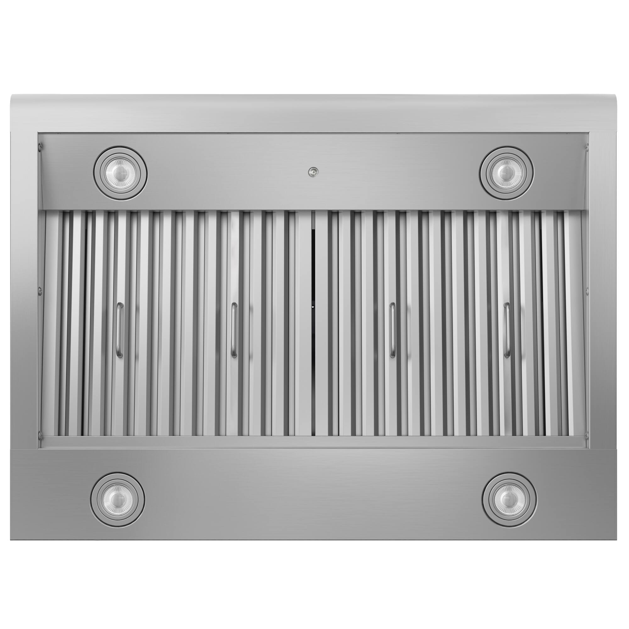 Alt View 4. Empava - Smart Series 30 in. 900 CFM Ducted Wall Mount Range Hood, 4 x LED Lights, Voice and Touch Controls in Stainless Steel - Stainless Steel.