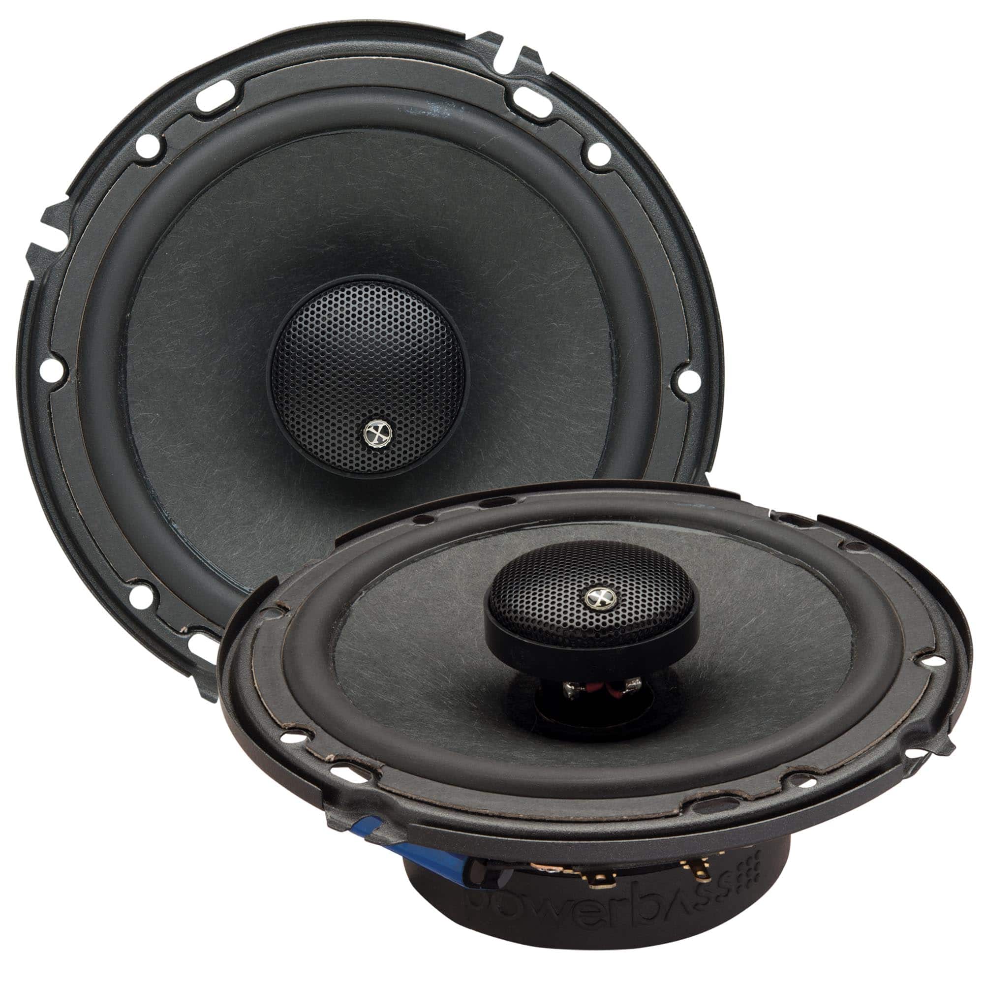 Powerbass - 2XL-673 - 6.75" Coaxial Speakers - Pair - Black/Gray