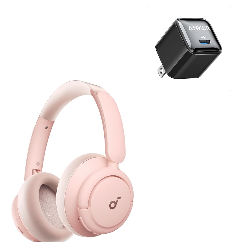 Soundcore - Life Q30 by Anker with USB C Charger Block 20W,Hybrid Active Noise Cancelling Headphones with Multiple Modes