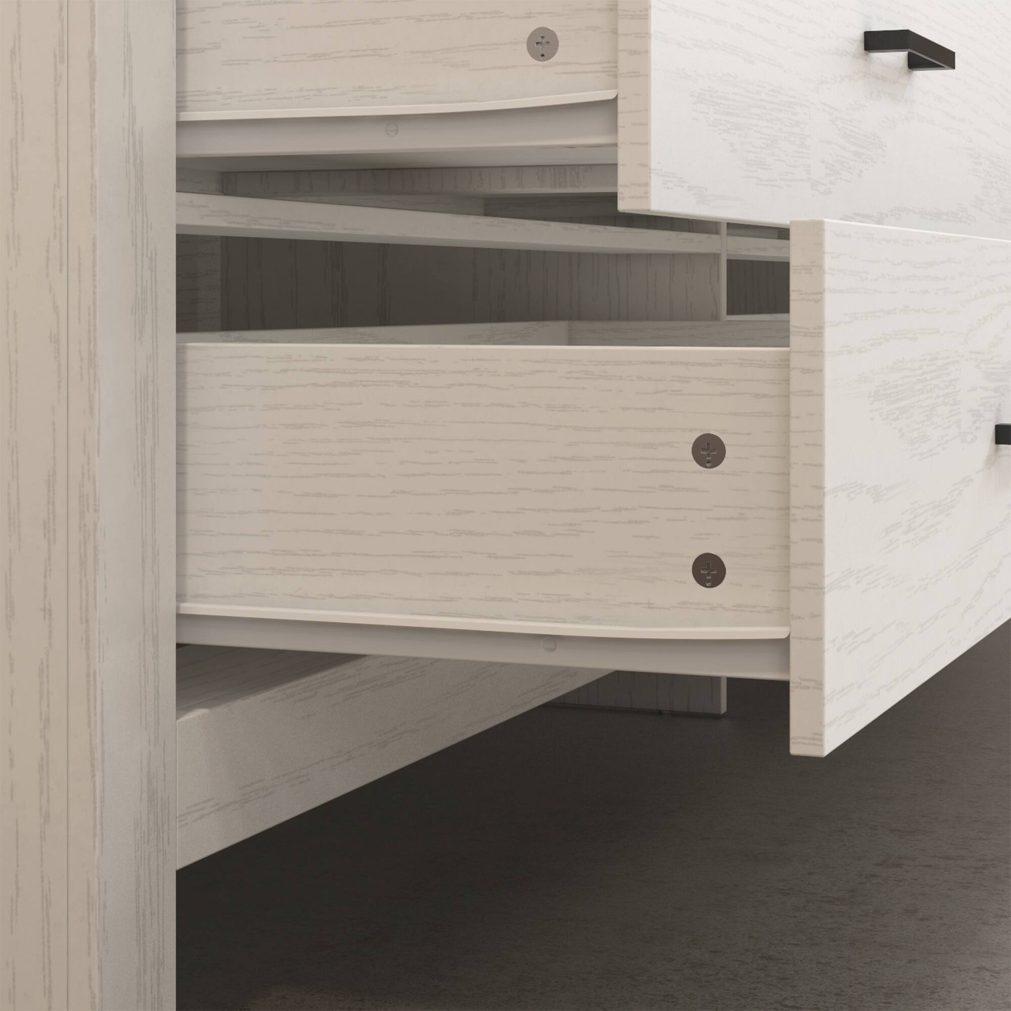 Alt View 5. Famapy - Famapy Horizontal Dresser - Minimalist Modern Drawer Cabinet for Home Storage - White.