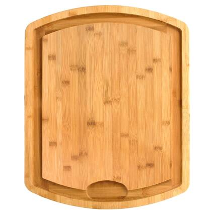 Front. Totally Bamboo - Farmhouse Carver Carving Board, 19-1/2" x 15-1/2".