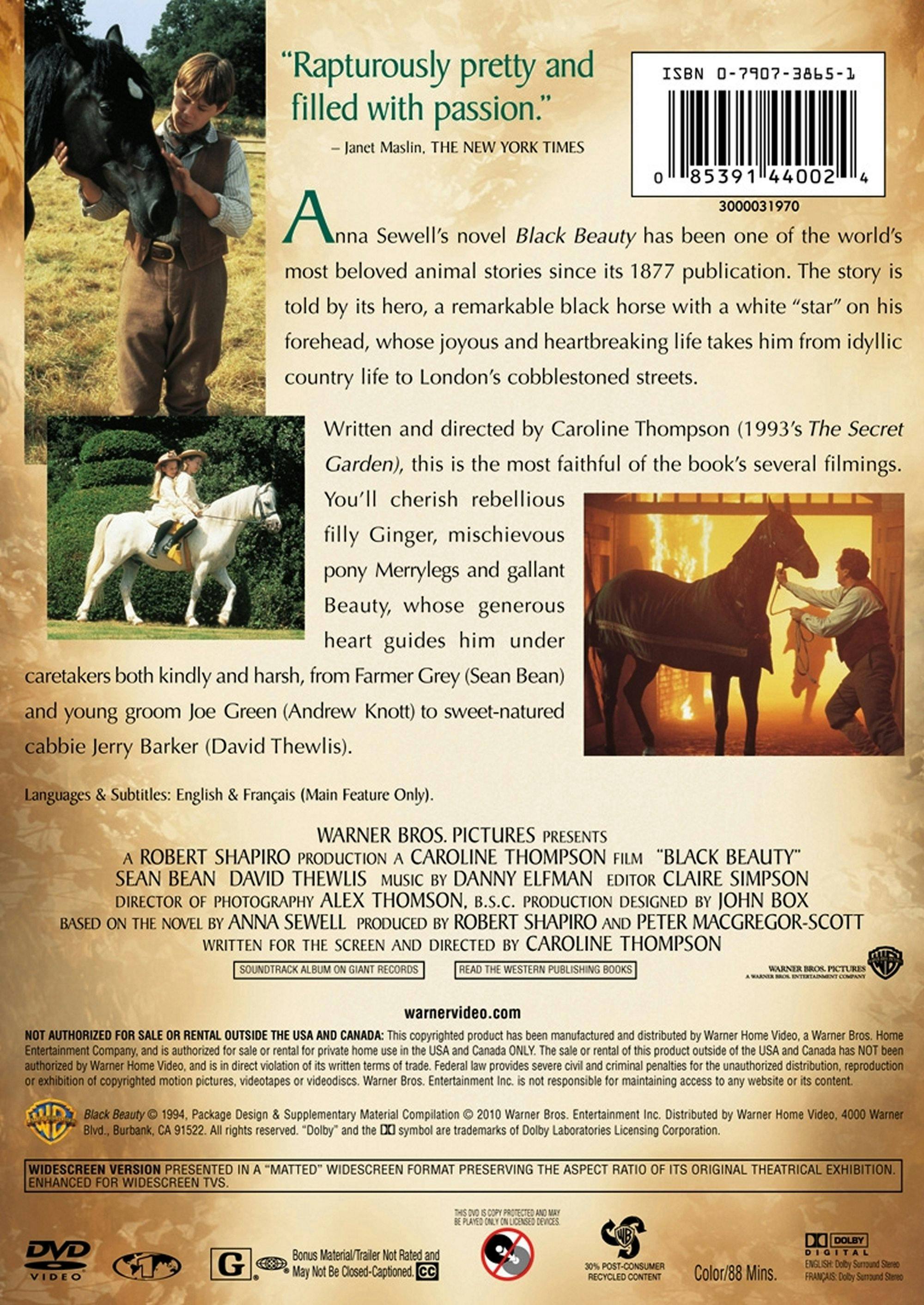 Angle. Black Beauty [DVD].